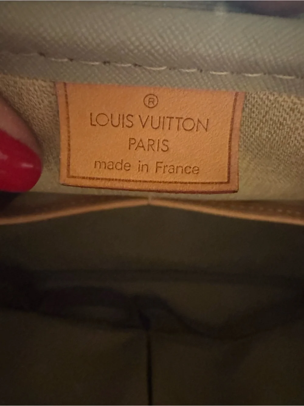 Louis Vuitton Deauvulle Brown Monogram Canvas Top-Handle Bag